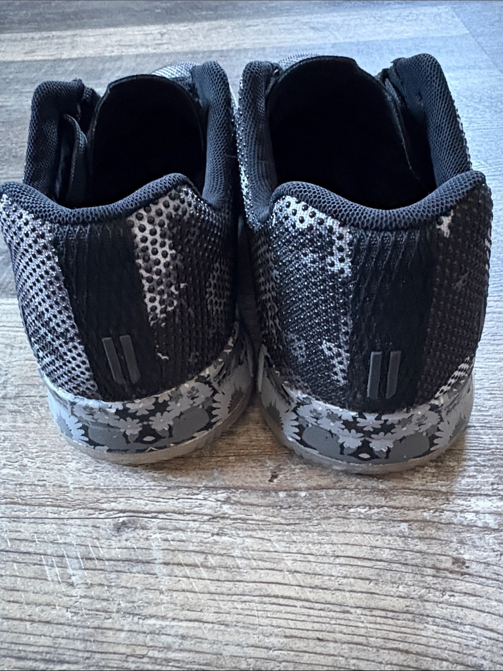NOBULL Black and White Knit Training Shoes - Picture 3 of 11